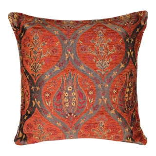 Time Less Shabby Chic Ikat Turkish Throw Pillow For Sale
