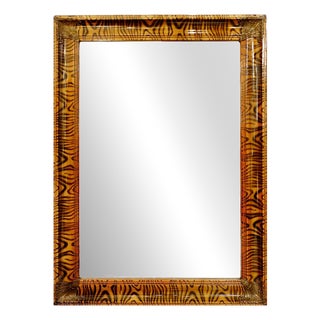 Large Vintage Decorative Mirror For Sale