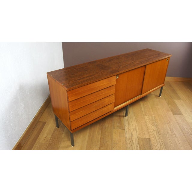 Teak Sideboard by Louis Paolozzi for Monopoly, 1960 For Sale - Image 4 of 11