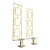Pair of 20th Century Chinoiserie Brass Candles Sconces For Sale