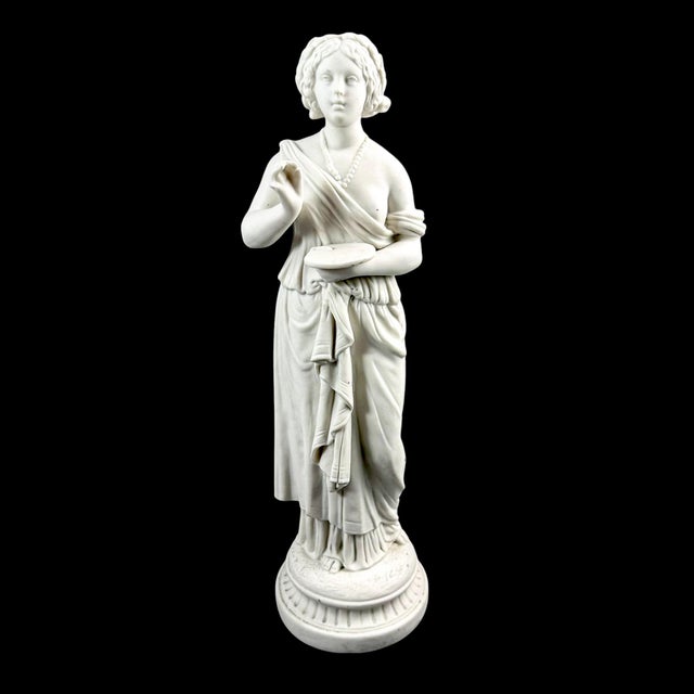 Victorian Neoclassical Bisque Figure, England, 1850s For Sale - Image 5 of 16