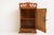 Early 20th Century Antique Dutch Art Nouveau Wall Cabinet in Cherry Wood and Brass, 1910 For Sale - Image 5 of 11
