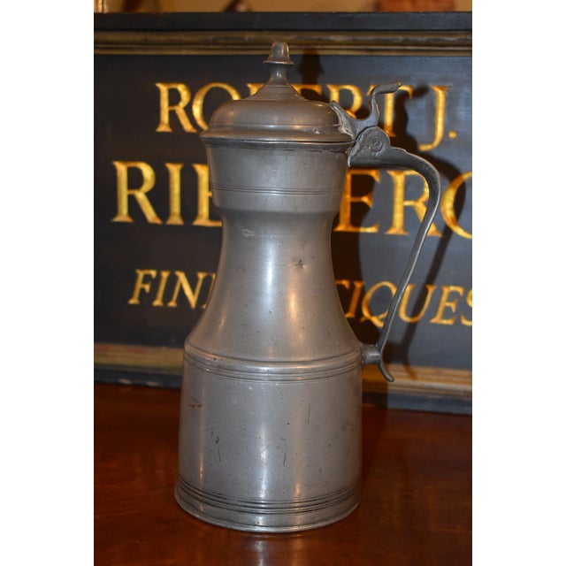 English Pewter Tankard, 18th Century For Sale - Image 4 of 6