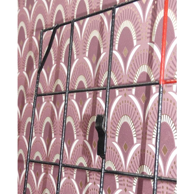 String Cloakroom Black Colored Wire Frame, 1960s For Sale - Image 4 of 14