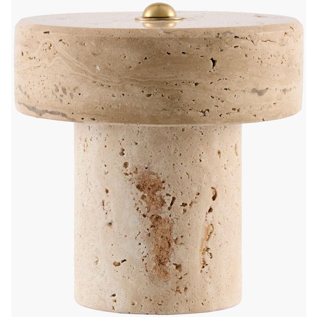 Contemporary Tessari Accent Table Lamp Wheat For Sale - Image 3 of 3