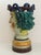 Cantagalli Rare Pair of Cantagalli Florence Renaissance Revival Majolica Figural Head Vases, Italy, Late 19th Century For Sale - Image 4 of 12