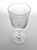 1950s 1950s Vintage Mid-Century 7 Wine or Water Glasses Criss-Cross X Fishnet Cuts For Sale - Image 5 of 7