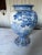 Postmodern Early 20th C Savona Italy Cobalt and White Faience For Sale - Image 3 of 6