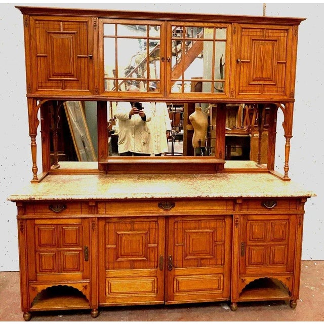 Louis XVI Style Elm Display Cabinet, 19th Century For Sale - Image 10 of 10