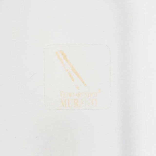 Murano Gold-Flecked Glass Centerpiece Bowls, 2 For Sale - Image 9 of 9