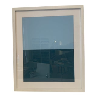 Contemporary Framed Pencil & Paper Color Study, Blue/Teal by Gen Sohr For Sale