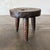 Contemporary Vintage Reclaimed Pine Side Table – Walnut For Sale - Image 3 of 7