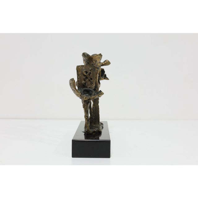 Abbott Pattison Mid 20th Century Abbott Pattison Patinated Bronze Sculpture, Signed, on Marble Base For Sale - Image 4 of 9