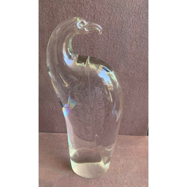 Modern Vintage Oggetti Crystal Bird For Sale - Image 3 of 9