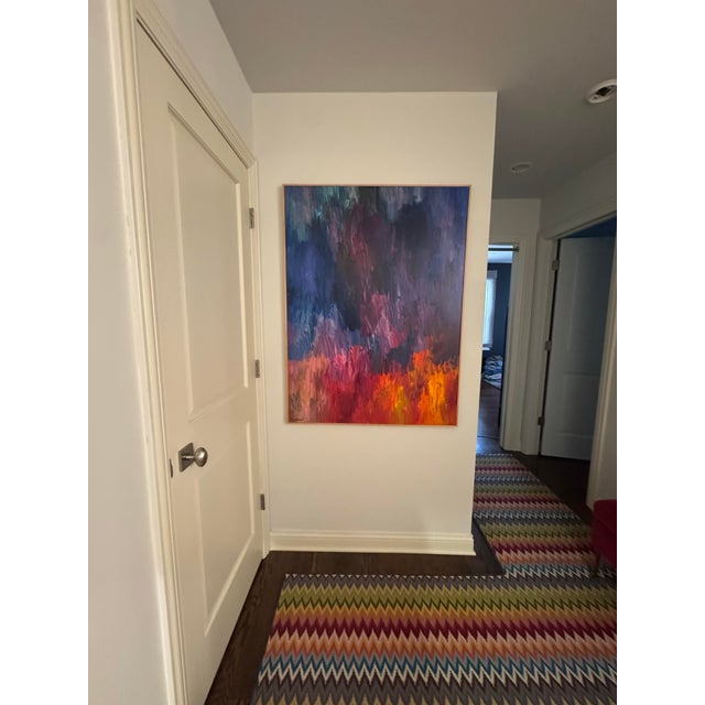 Paint Julius Parrish Original Large-Scale Abstract Acrylic Painting, 2020, 48” X 36” For Sale - Image 7 of 12