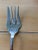 Rustic European Vintage 1980s Large Silver Serving Fork ,WA Italy For Sale - Image 3 of 7