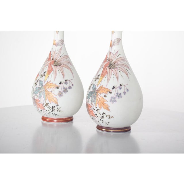 Ceramic Round Porcelain Jugs with Polychrome Decoration, 1950s, Set of 2 For Sale - Image 7 of 10