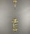 19th Century Metal and Murano Glass Lantern Pendant Light For Sale - Image 6 of 6