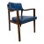 Blue Leather Dunbar Chair For Sale