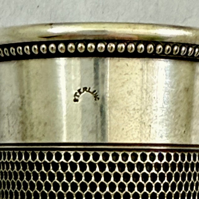 Simons Bros. Sterling Silver Thimble Two Oz. Jigger Measure Bar Tool For Sale - Image 9 of 11