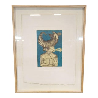 Mario Romero Limited Edition Aquatint Titled “Fumades” For Sale