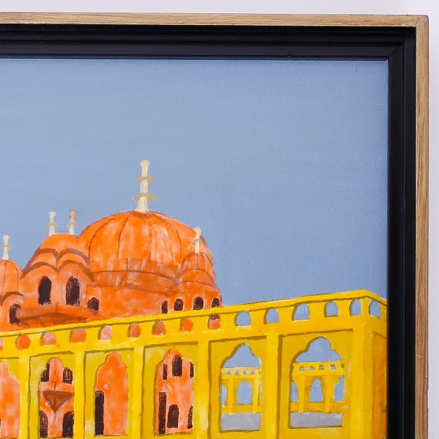 Late 20th Century India Painting of a Hindu Temple For Sale - Image 5 of 10