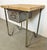 Brown Vintage Grey Industrial Worktable, 1960s For Sale - Image 8 of 18