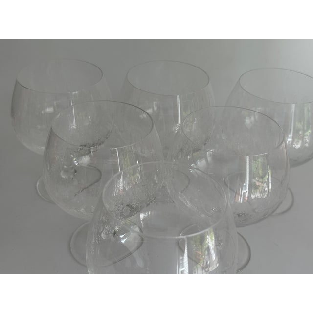 1980s Romanze Form 13000 Cognac Glass with Base by Björn Wiinblad for Rosenthal Studio Line, 1960s, Set of 6 For Sale - Image 5 of 6