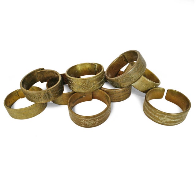 Vintage Brass Currency Nigeria For Sale - Image 4 of 5