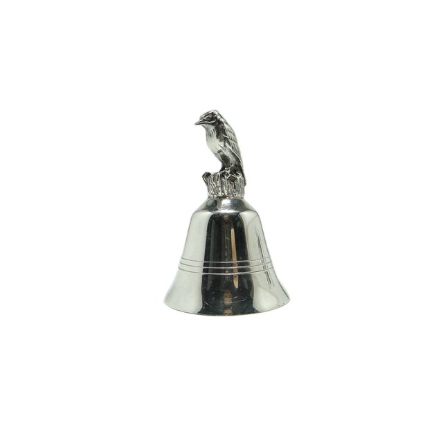 Silver Vintage German Figurative Bell, 1970s For Sale - Image 8 of 11