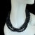 Traditional Ajd 18.5 Inch Necklace of Highly Polished Faceted Black Onyx For Sale - Image 3 of 5