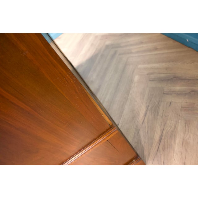 Antique Victorian Walnut Wardrobe or Hall Cupboard, 1890s For Sale - Image 16 of 18