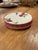 Red Vintage Blue Ridge Southern Potteries "Crab Apple" Bread & Butter Plates - Set of 4 For Sale - Image 8 of 8