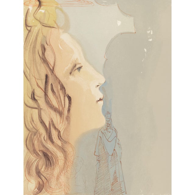 Original engraving from Salvador Dalí’s "The Divine Comedy" published by Editions d’Art Les Heures Claires, Paris, in...