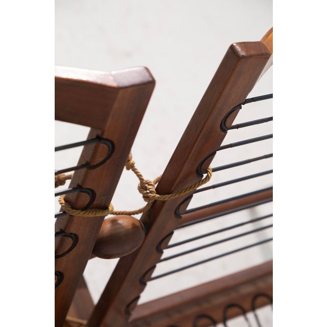 Finn Juhl Cotton and Walnut Sofa from Finn Juhl For Sale - Image 4 of 18