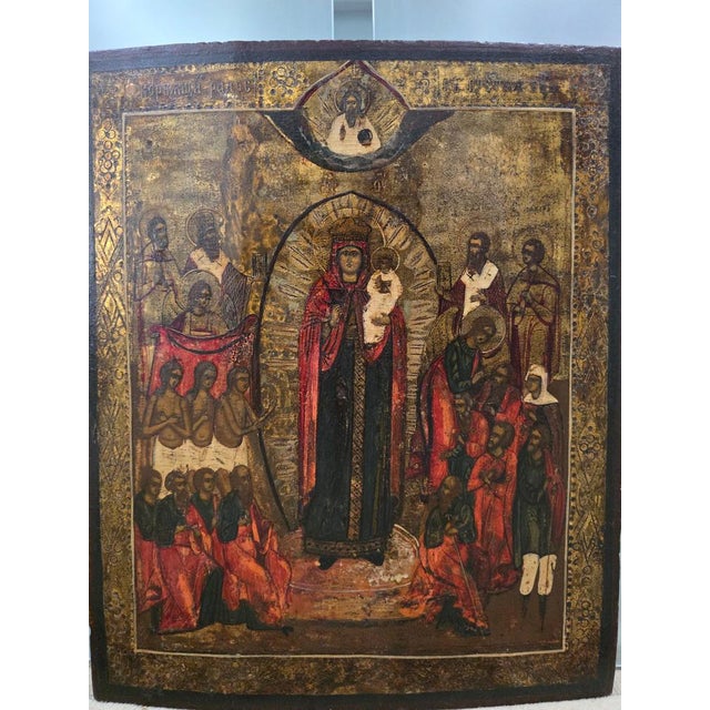 19th Century Orthodox Icon For Sale - Image 4 of 18