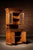 Traditional Late 19th Century Renaissance Revival Oak Sideboard With Leaded Glass Hutch For Sale - Image 3 of 13