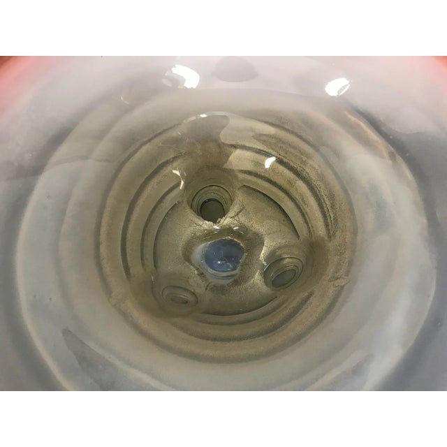 Pink Neil Drobnis Decorative Centerpiece Bowl For Sale - Image 8 of 13