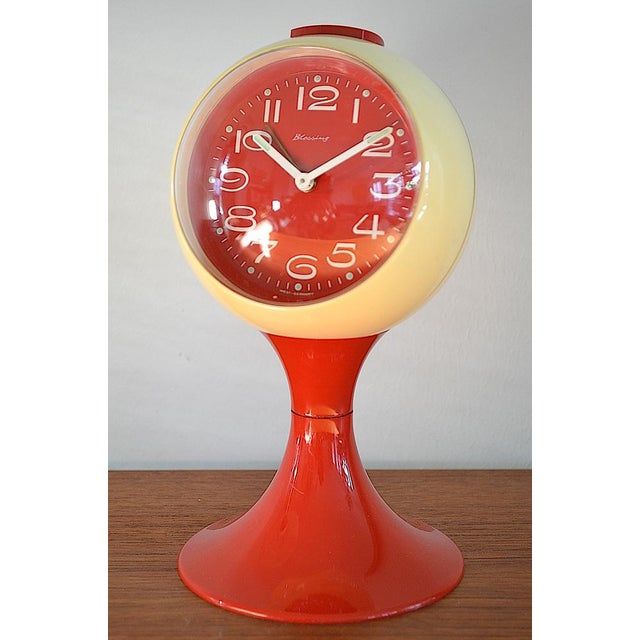 Space Age Tulip Clock from Blessing, 1960s For Sale - Image 10 of 13