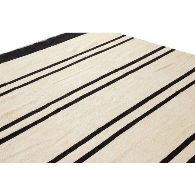 21st Century Modern Flatweave Kilim Rug For Sale - Image 9 of 11