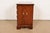 Late 20th Century Henkel Harris Georgian Solid Mahogany Nightstand or Bachelor Chest For Sale - Image 12 of 14
