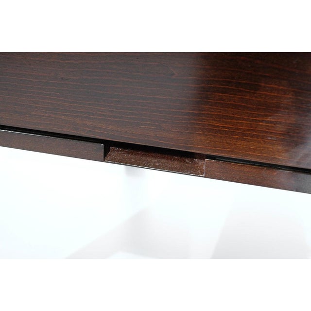 Canaan Desk in Wood and Leather by Marcel Breuer for Gavina, Italy, 1950s For Sale - Image 10 of 16