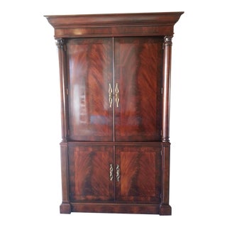 Henredon Natchez Mahogany Armoire For Sale