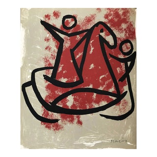 1960 Marino Marini Signed Original Lithograph Frontispiece For Sale