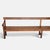 19th Century French Oak Open Arm Bench For Sale - Image 4 of 10