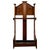 Antique Early 20th Century English Edwardian Walnut Hall Stand For Sale - Image 10 of 10