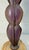 Rare Vintage Handmade MCM Purple Lucite and Pottery Base Electric Table Lamp For Sale In New York - Image 6 of 12