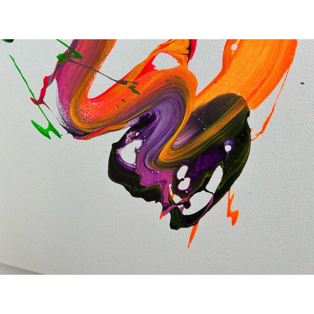 2020s Contemporary Abstract Acrylic on Canvas "But Why Not" by Nikolaos Schizas For Sale - Image 5 of 5