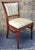 Mid 20th Century Federal Style Solid Mahogany Upholstered Dining Chairs, Refinished- Set of 4 For Sale - Image 10 of 12