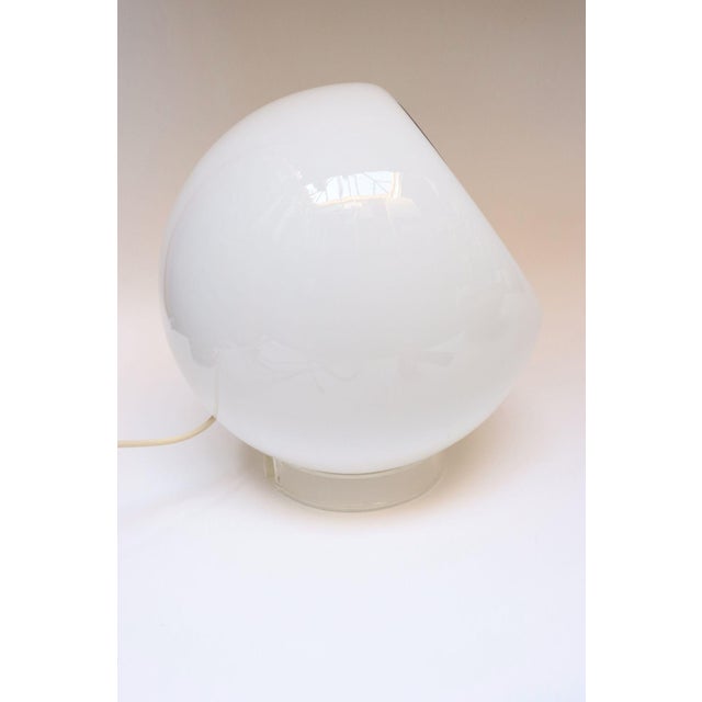 Mid-Century Modern Vintage Italian Modern Elios Lighted Mirror Table Lamp by Giusto Toso for Leucos For Sale - Image 3 of 12